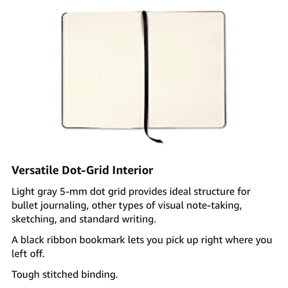 Dotted Notebook Hardcover Journal - Picture 10 of 15